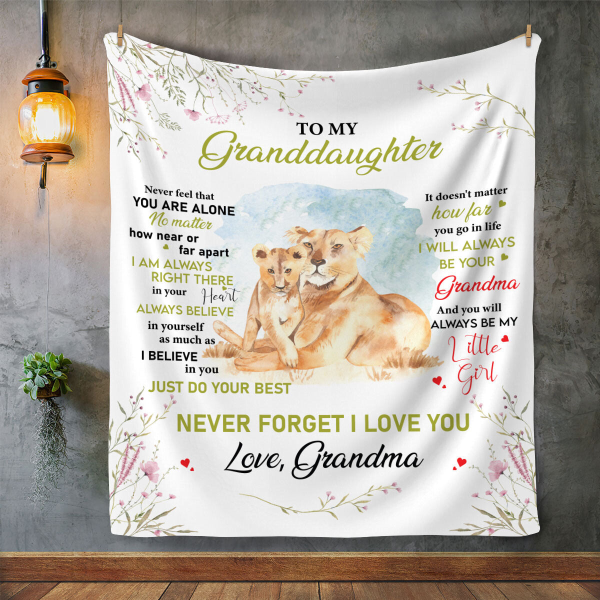 To My Granddaughter - Never Forget I Love You - Arctic Fleece Blanket