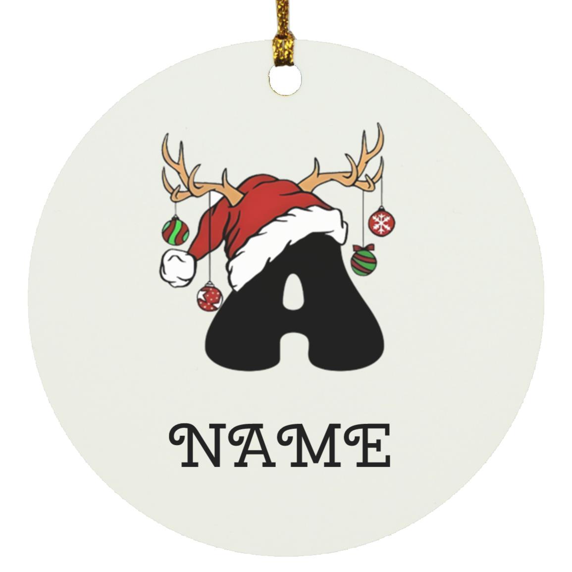 A Letter Name Ornament