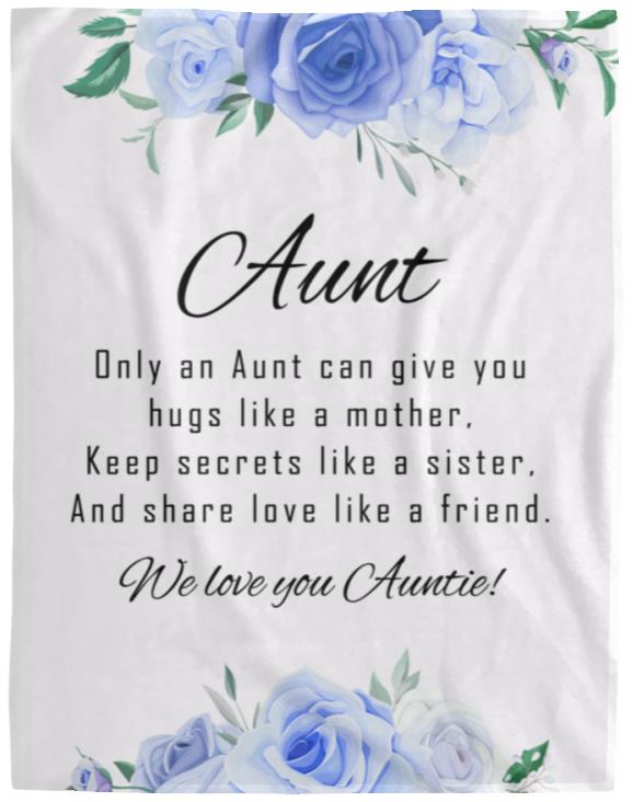 To My Aunt | We Love You Auntie | Birthday Gift, Valentine's Gift, Special Occasions