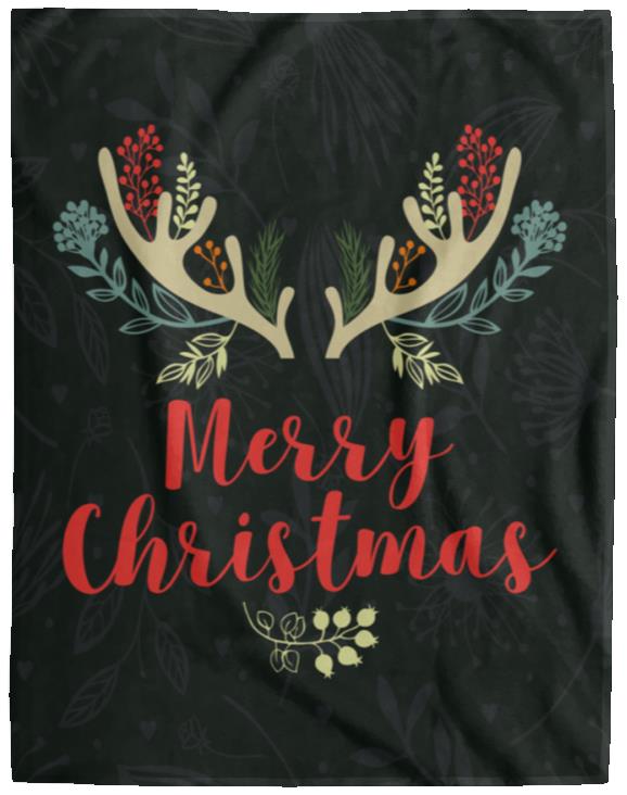 Merry Christmas Blanket, Christmas Gift for Mom, Dad, Kids