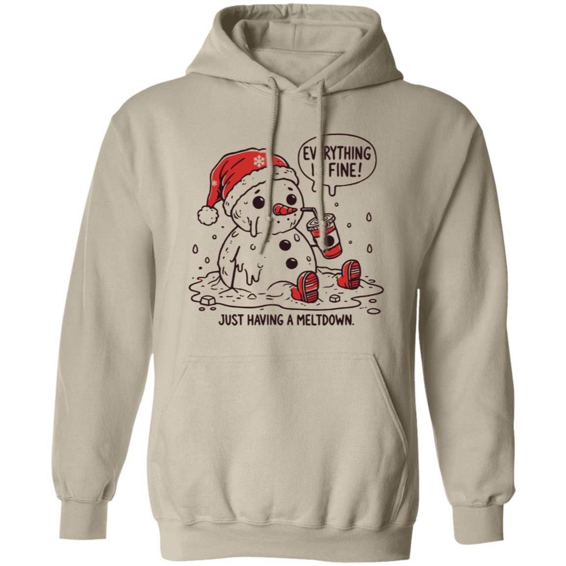 Everything is Fine, Christmas T-Shirt/Hoodie