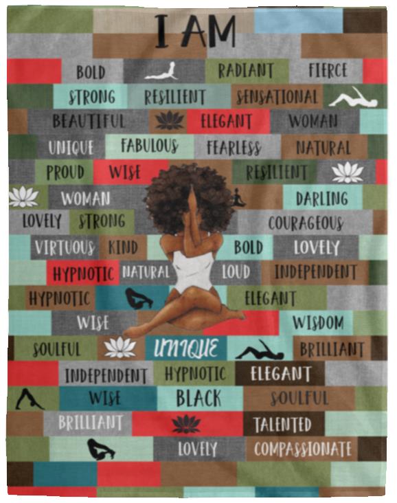 I AM Blanket | Christmas Gift, Mother Day Gift, Birthday Gift