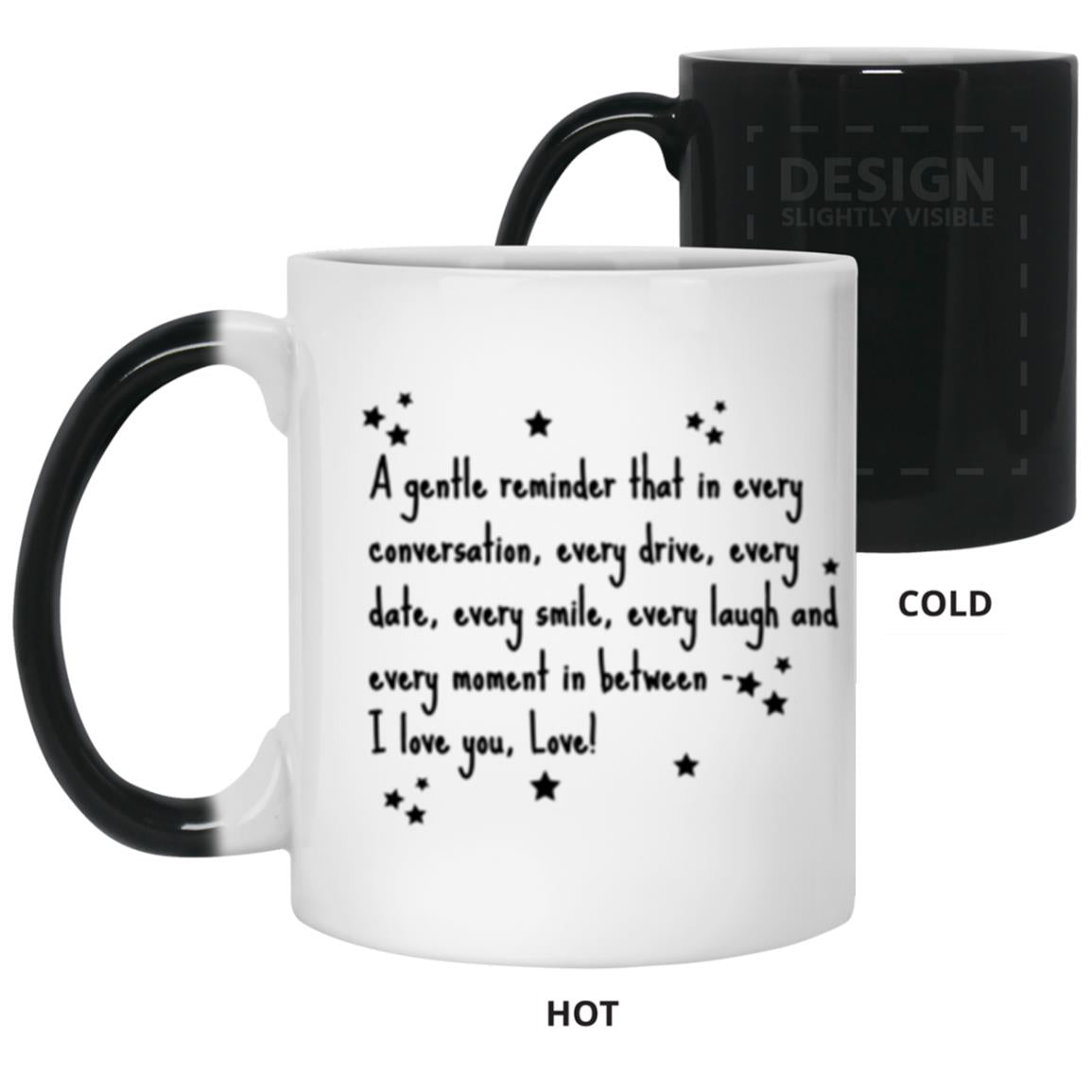 I Love You Color Changing Mug