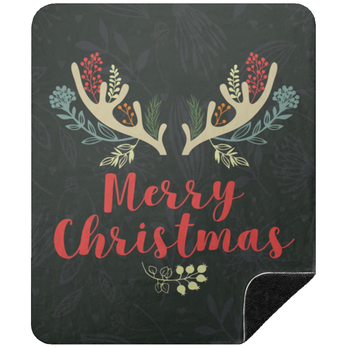 Merry Christmas Blanket, Christmas Gift for Mom, Dad, Kids