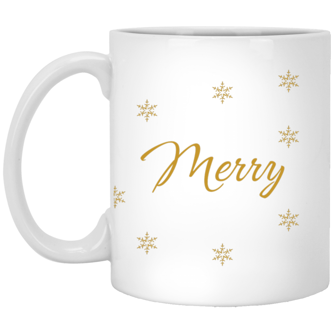 Merry 11 oz. White Mug