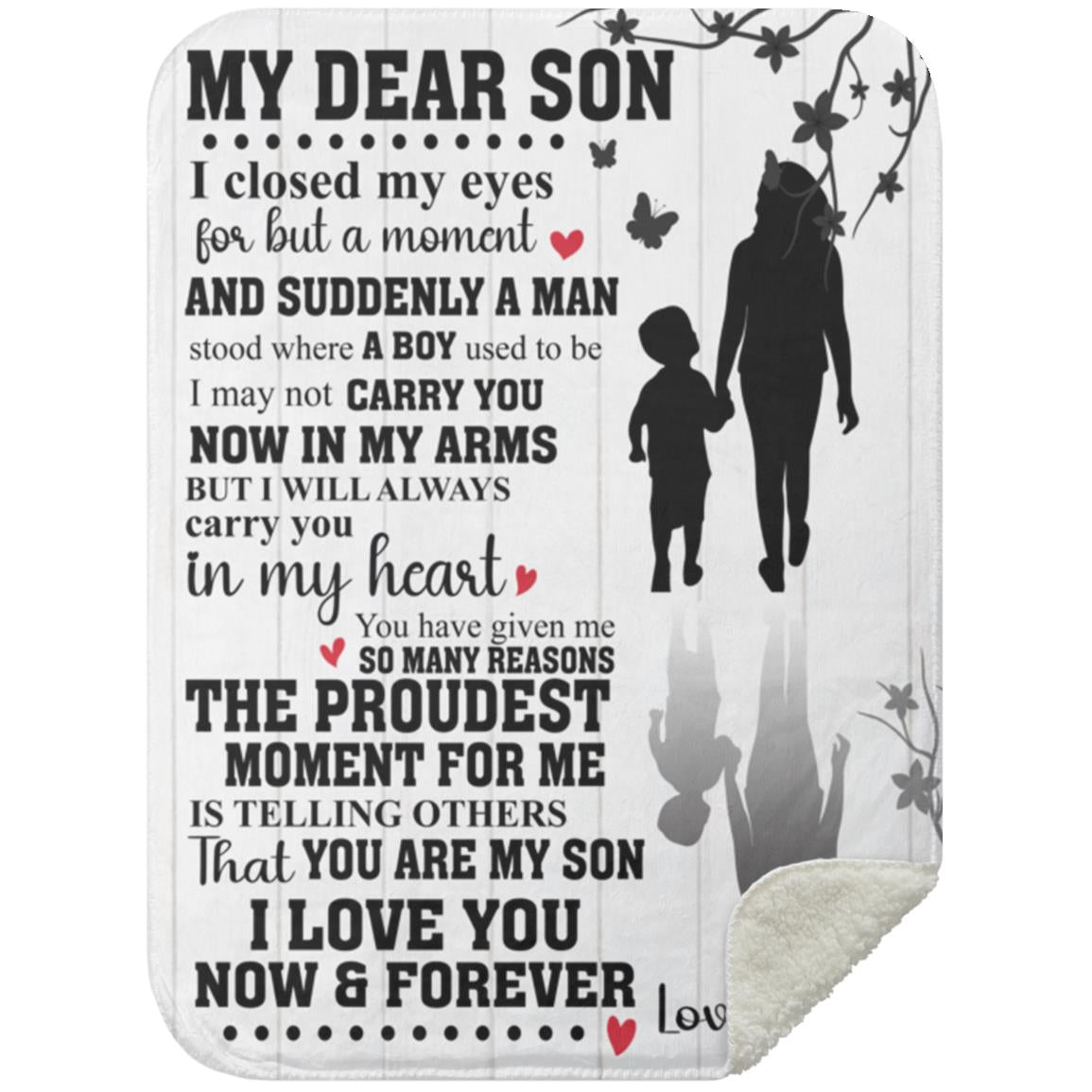 My Dear Son Blanket | Christmas Gift, Birthday Gift, Father's Day Gift