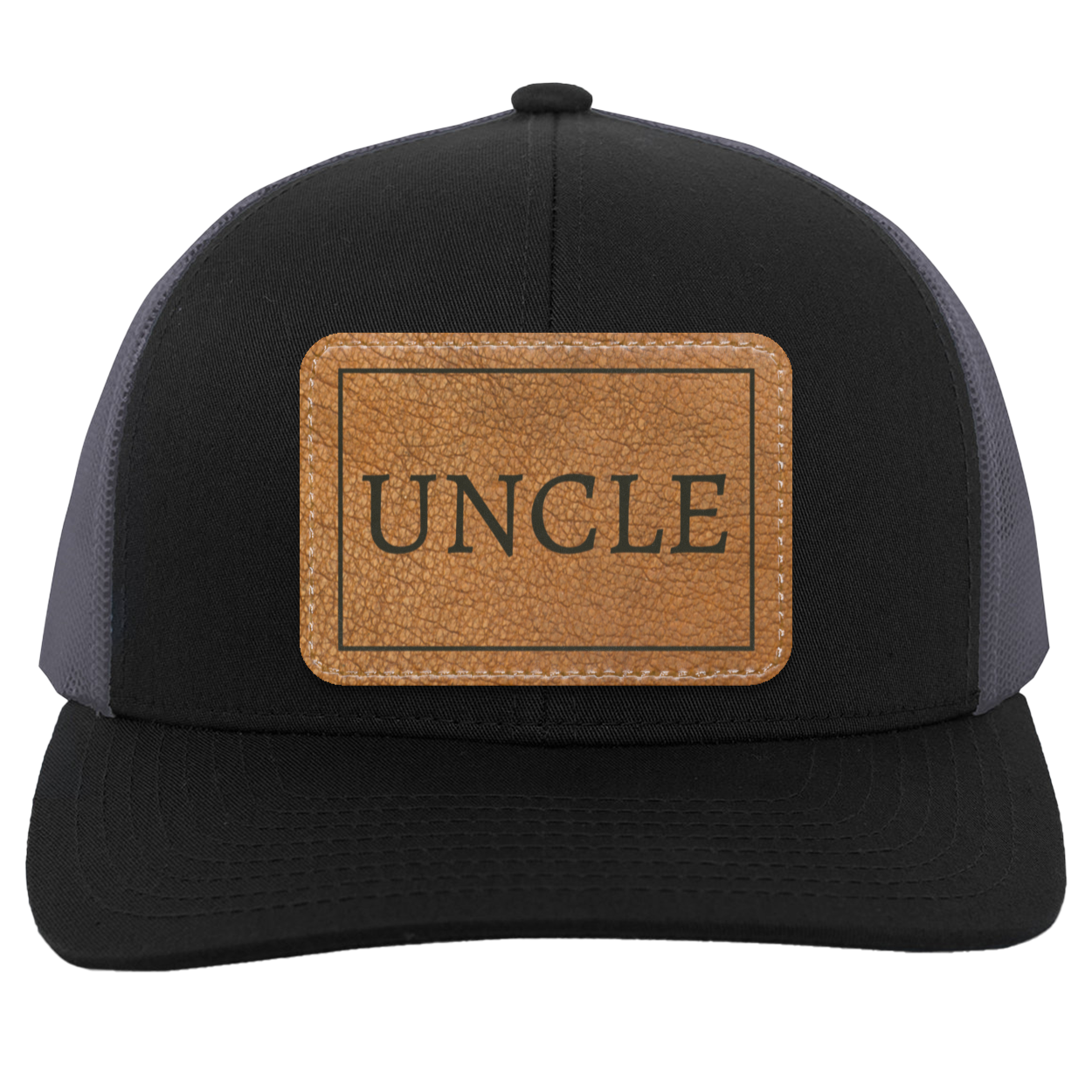 Uncle - Leather Trucker Snap Back - Patch