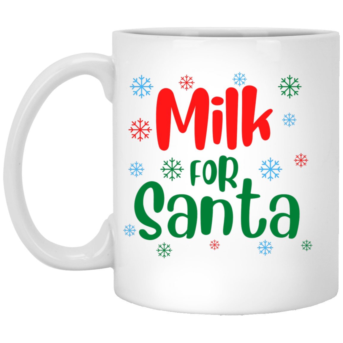 Milk for Santa 11 oz. White Mug