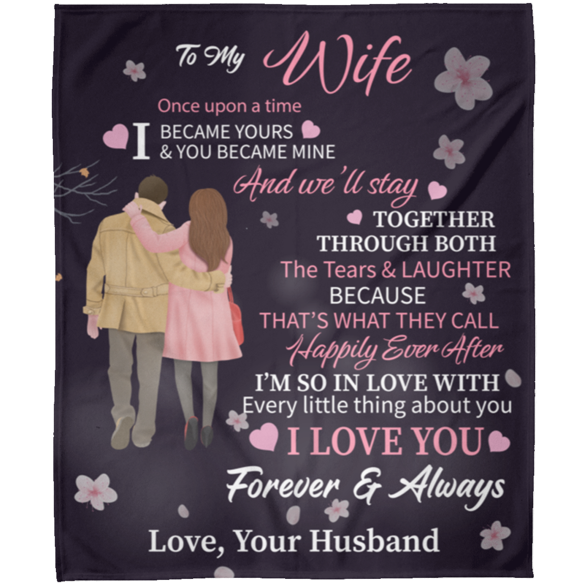 To My Wife | Once Upon A Time | Arctic Fleece Blanket 50x60