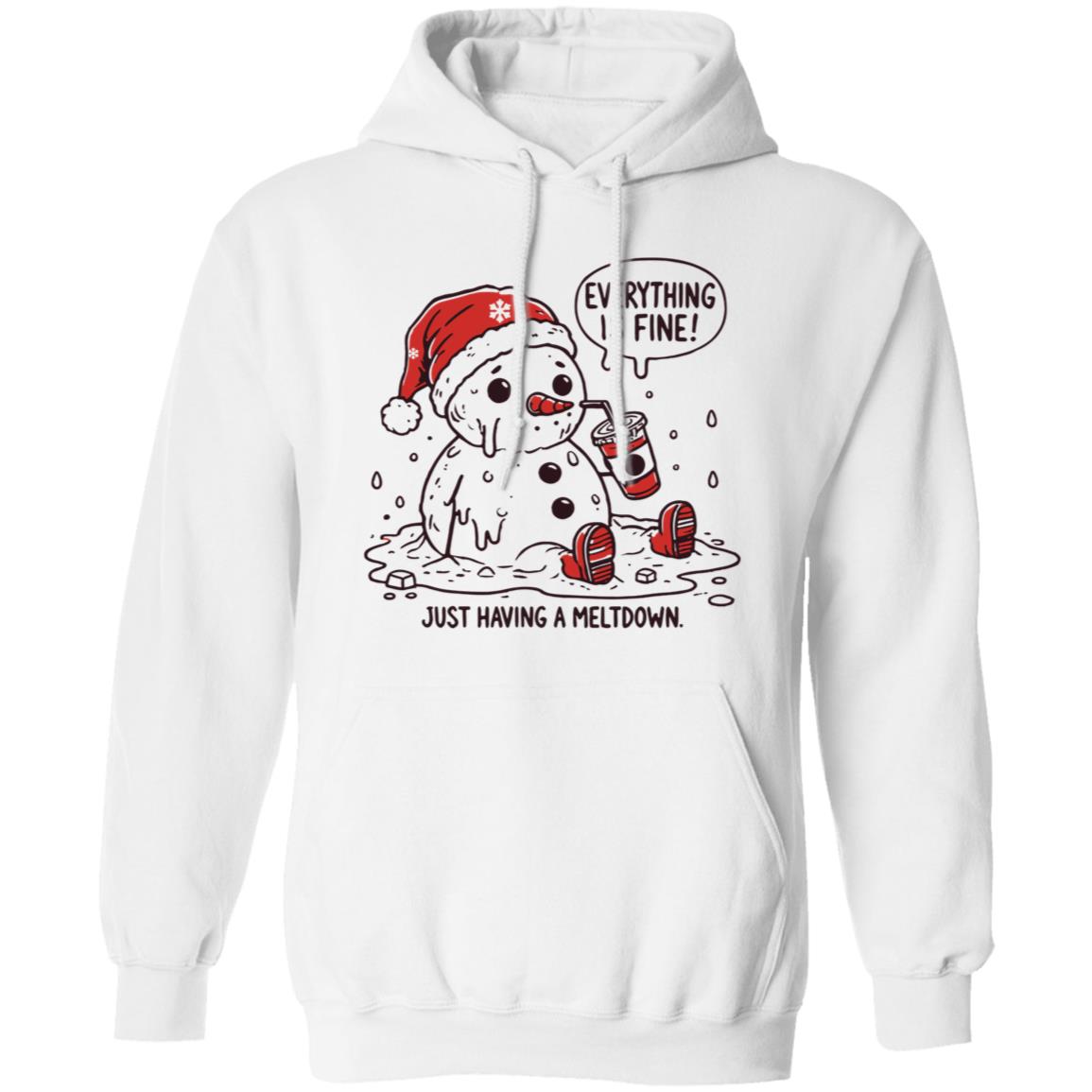 Everything is Fine, Christmas T-Shirt/Hoodie