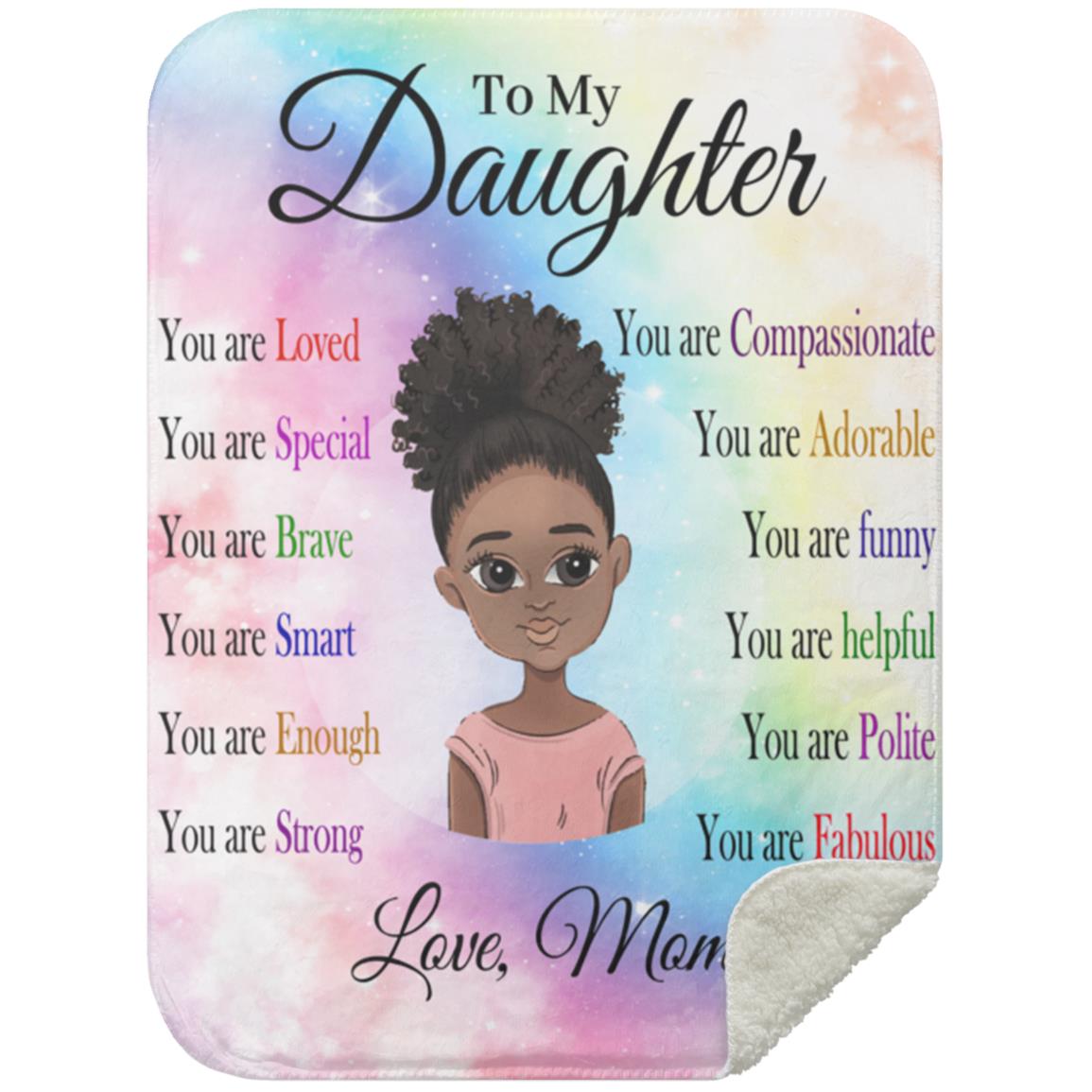 To My Daughter, You are Fabulous Blanket | Birthday Gift, Special Occasion Gift, Christmas Gift