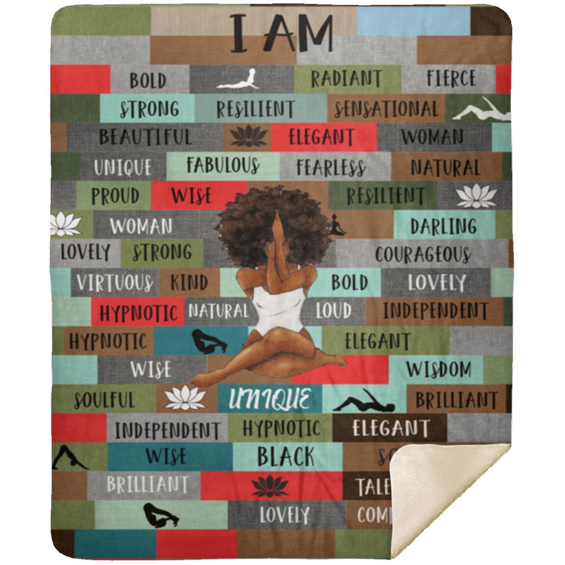 I AM Blanket | Christmas Gift, Mother Day Gift, Birthday Gift