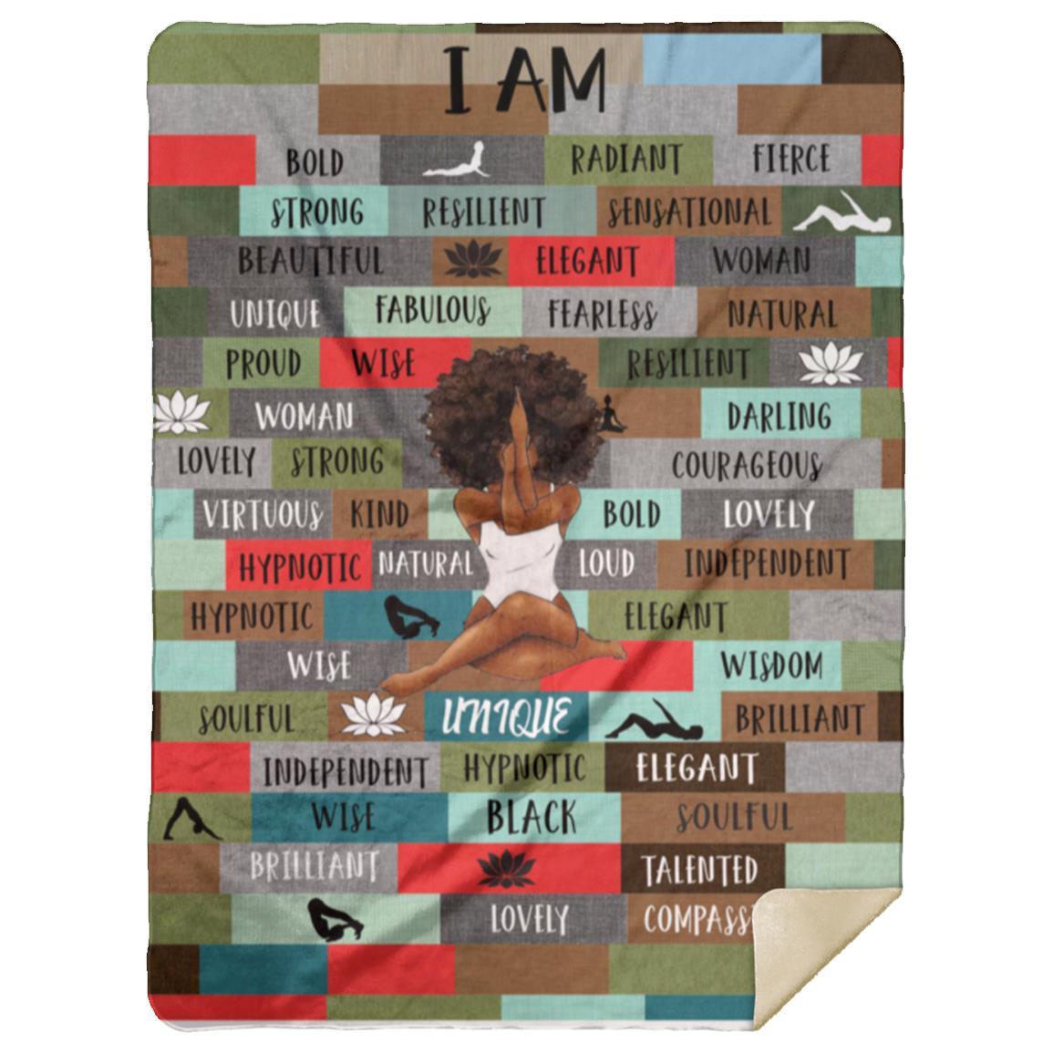 I AM Blanket | Christmas Gift, Mother Day Gift, Birthday Gift