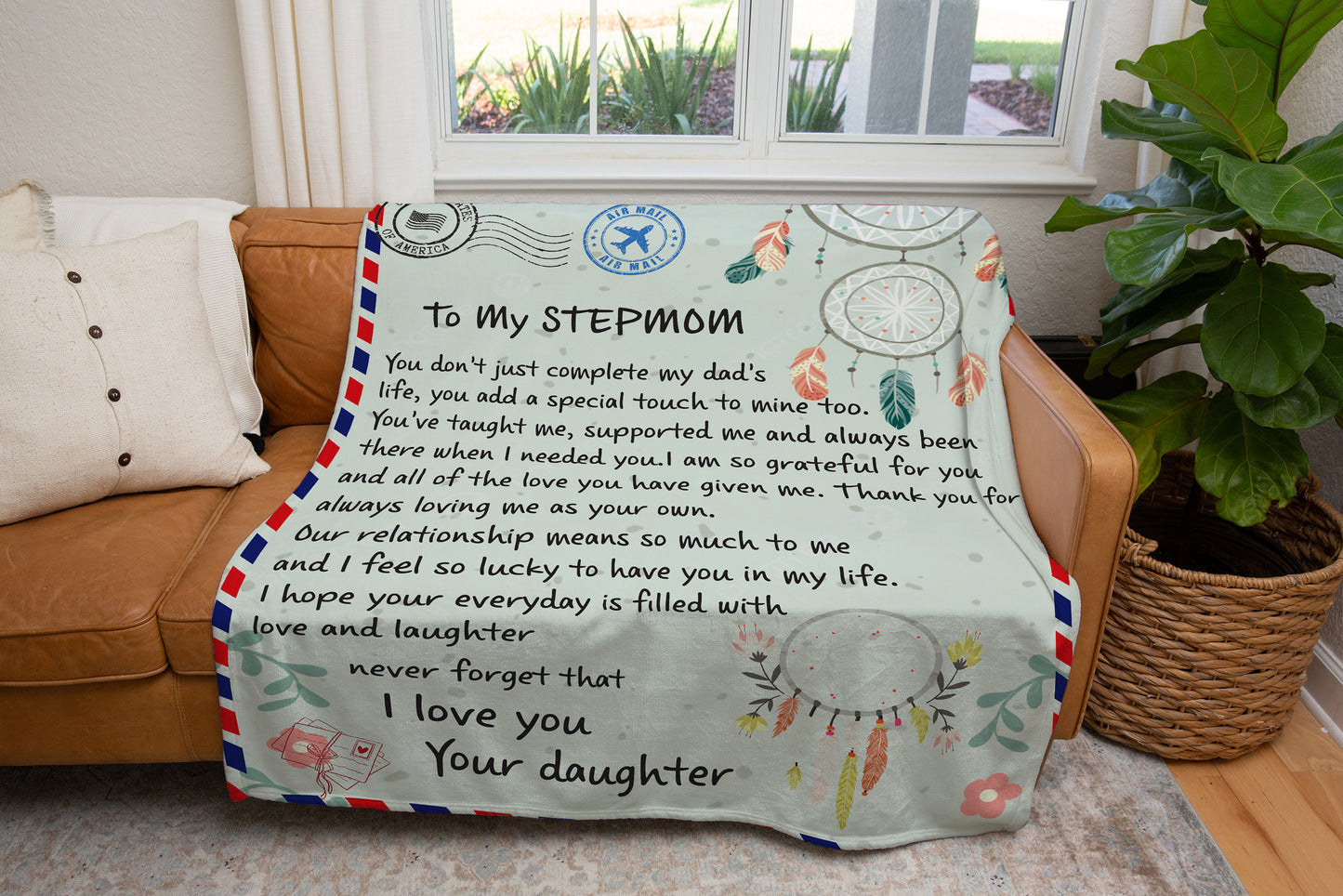 To My Stepmom Blanket | Christmas gift, Mother's Day gift