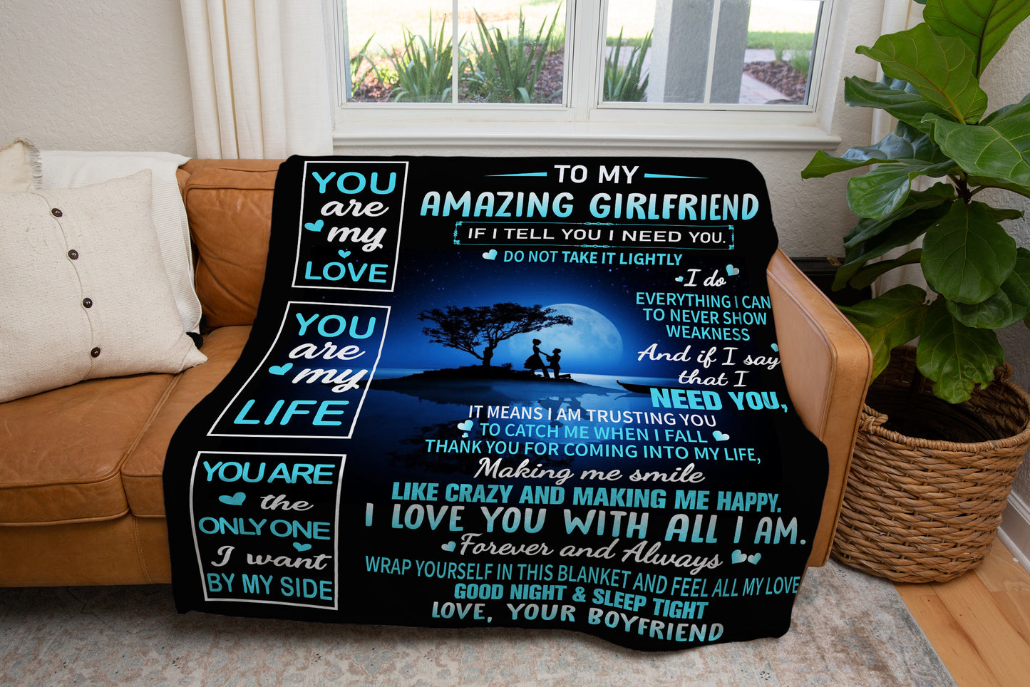 To My Amazing Girlfriend | You Are My Love |Arctic Fleece Blanket 50x60