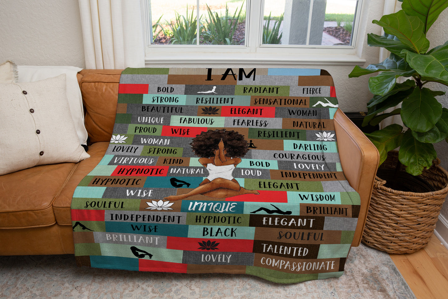 I AM Blanket | Christmas Gift, Mother Day Gift, Birthday Gift
