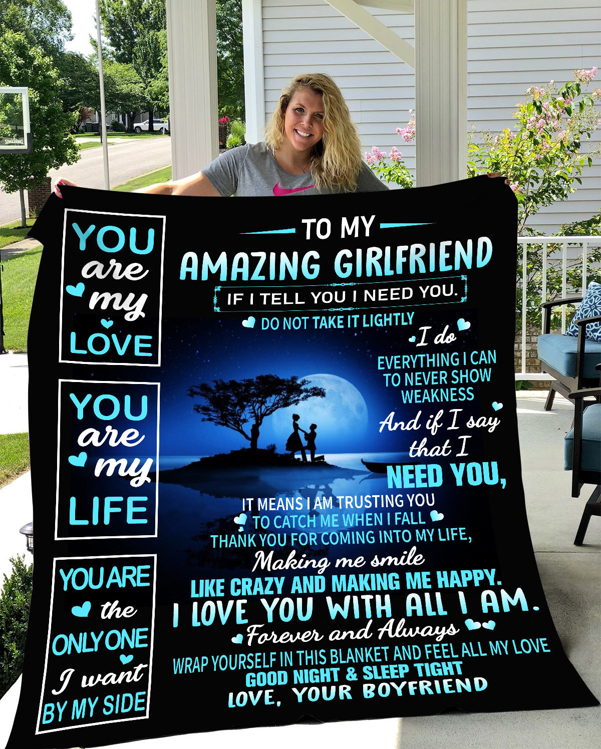 To My Amazing Girlfriend | You Are My Love |Arctic Fleece Blanket 50x60
