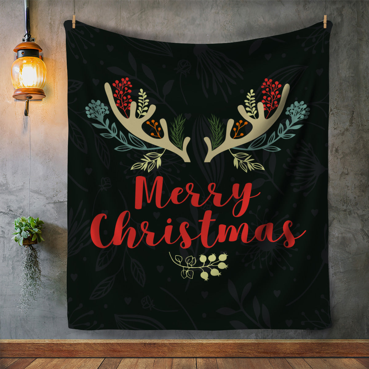 Merry Christmas Blanket, Christmas Gift for Mom, Dad, Kids