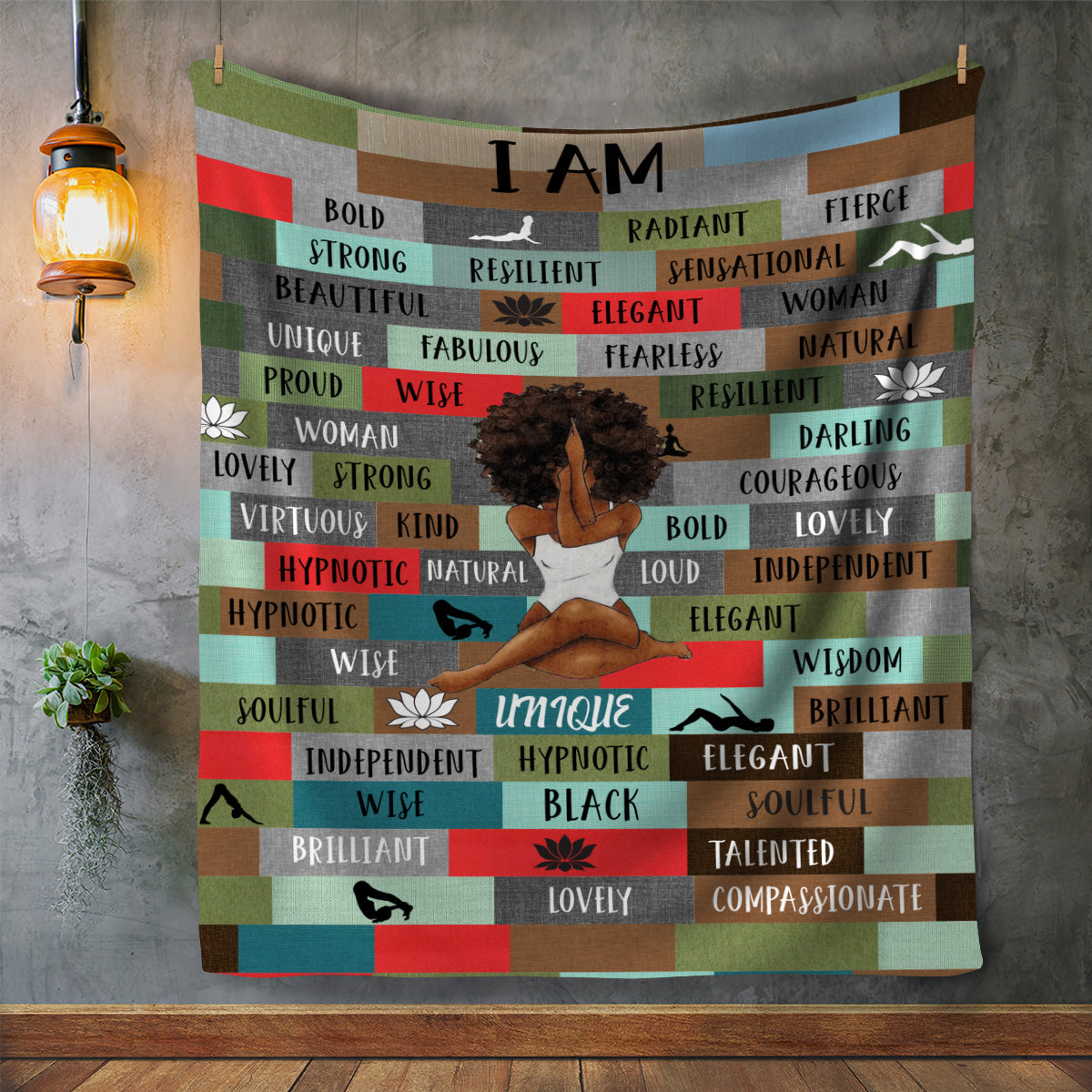 I AM Blanket | Christmas Gift, Mother Day Gift, Birthday Gift