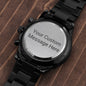 Customizable Engraved Chronograph Watch