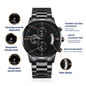 Customizable Engraved Chronograph Watch