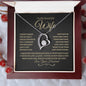 To My Beautiful Wife | Forever Love Necklace - BG