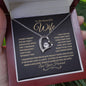 To My Beautiful Wife | Forever Love Necklace - BG