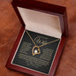 To My Beautiful Wife | Forever Love Necklace - BG