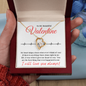 To My Beautiful Valentine | For Wife, Future Wife, Fiancé, Soulmate | Heart Skips A Beat | Forever Love Necklace