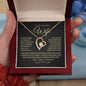 To My Beautiful Wife | Forever Love Necklace - BG