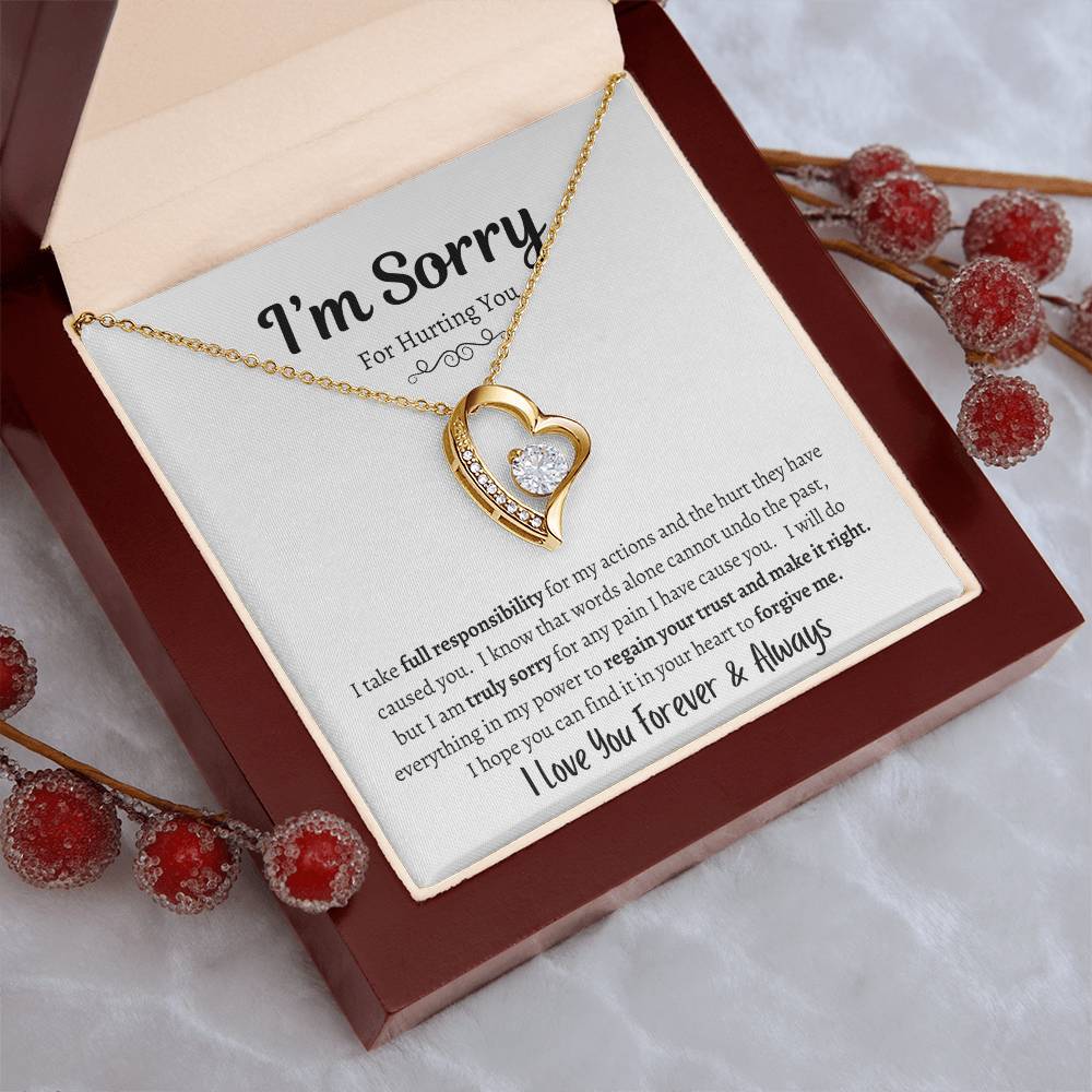 I'm Sorry for Hurting You | Forever Love Necklace