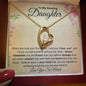 To My Amazing Daughter | Forever Love Necklace | Christmas Gift, Birthday Gift