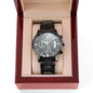 Customizable Engraved Chronograph Watch