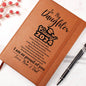 To My Daughter | Class of 2024 | Leather Journal