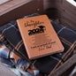 To My Daughter 2024 Graduate, So Proud of You | Leather Journal | Love, Dad
