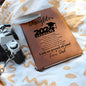 To My Daughter 2024 Graduate, So Proud of You | Leather Journal | Love, Dad