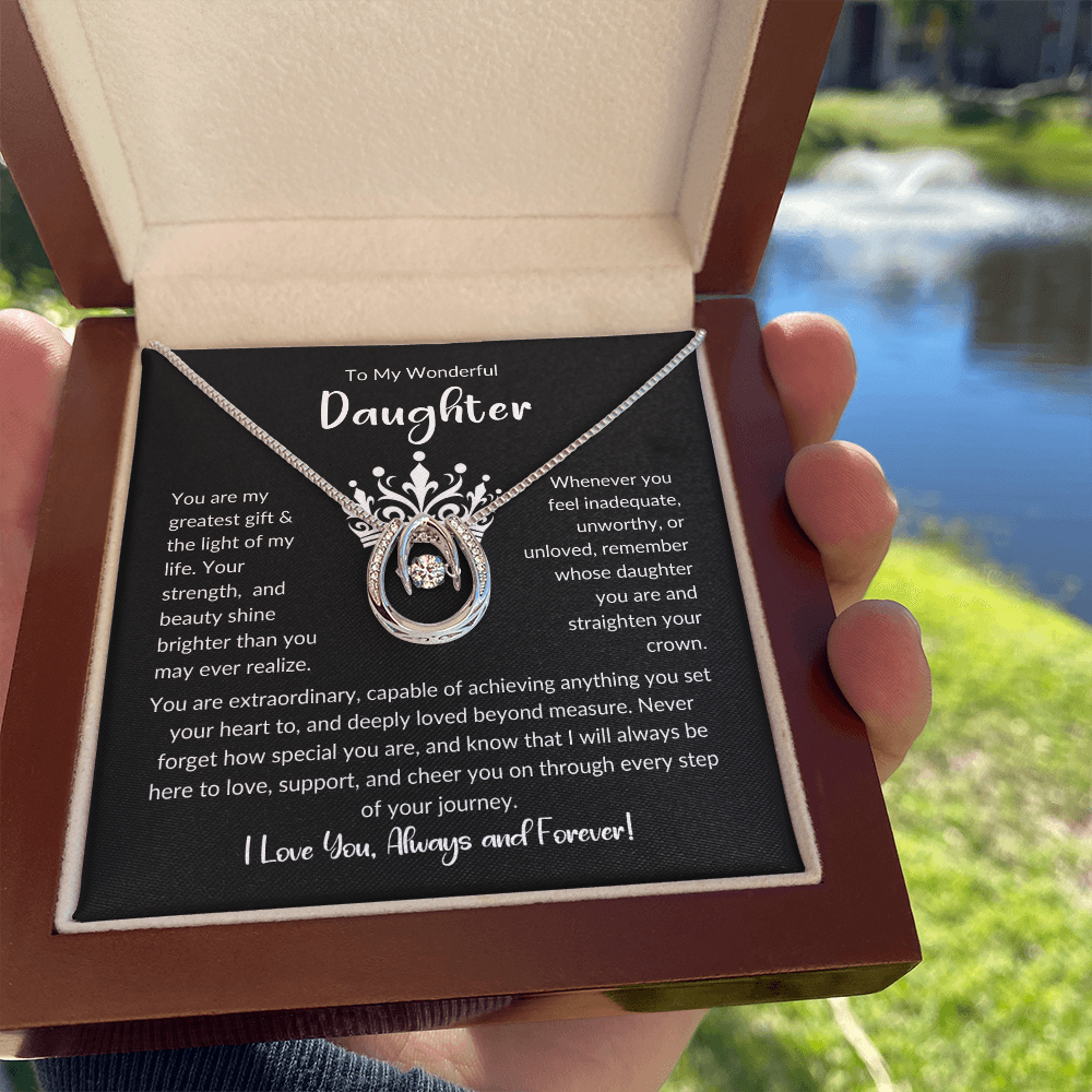 To My Wonderful Daughter | Mother Day's, Graduation, Birthday Necklace