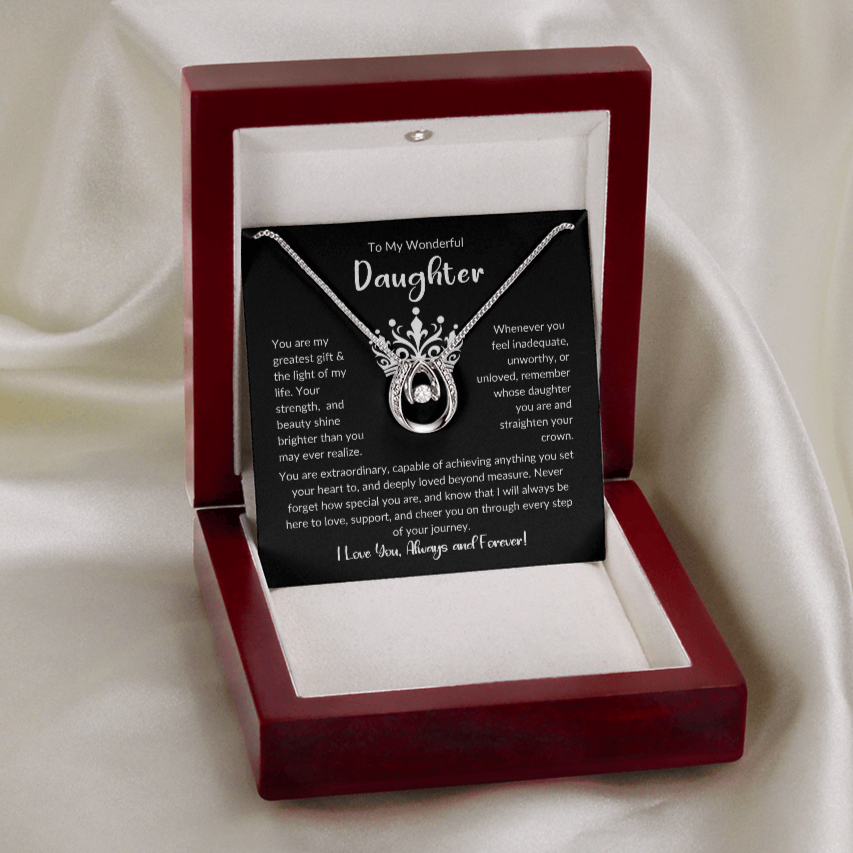 To My Wonderful Daughter | Mother Day's, Graduation, Birthday Necklace