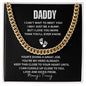 Daddy Baby Bump Gift | First Fathers Day To Be Gift | Cuban Link Chain