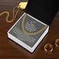 To My Son Cuban Link Necklace | Love, Proud Mom | Christmas Gift, Birthday Gift