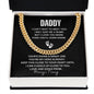 Daddy Baby Bump Gift | First Fathers Day To Be Gift | Cuban Link Chain