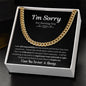 I'm Sorry for Hurting You | Cuban Link Necklace