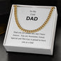 To My Dad | Happy Father's Day, Happy Birthday Gift | Cuban link Chain