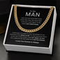 To My Man | My Last Everything | Cuban Link Chain | Valentine's Day Gift, Birthday Gift, Special Occasions