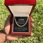 To My Man | My Last Everything | Cuban Link Chain | Valentine's Day Gift, Birthday Gift, Special Occasions