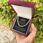To My Man | My Last Everything | Cuban Link Chain | Valentine's Day Gift, Birthday Gift, Special Occasions