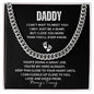 Daddy Baby Bump Gift | First Fathers Day To Be Gift | Cuban Link Chain