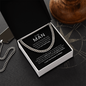 To My Man | My Last Everything | Cuban Link Chain | Valentine's Day Gift, Birthday Gift, Special Occasions