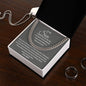 To My Son Cuban Link Necklace | Love, Proud Mom | Christmas Gift, Birthday Gift