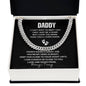 Daddy Baby Bump Gift | First Fathers Day To Be Gift | Cuban Link Chain